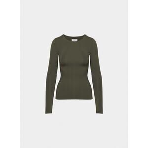 Contour Crew Hip Longsleeve - S - Dark Olive